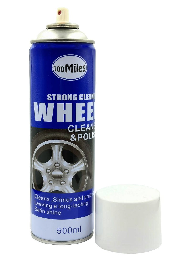 100Miles 500ml Wheel Cleaner: Ultimate Cleaner and Polish for Brilliant for Wheels - 100 MILES - Image 2