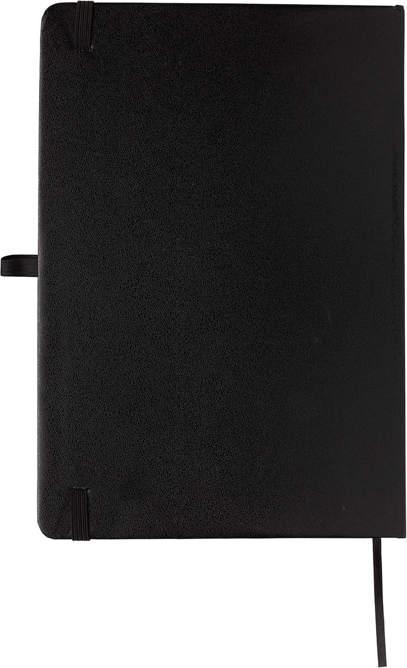 SANTHOME Bukh Classic Lined Hardcover Notebook, A5 Size, Black - Image 5