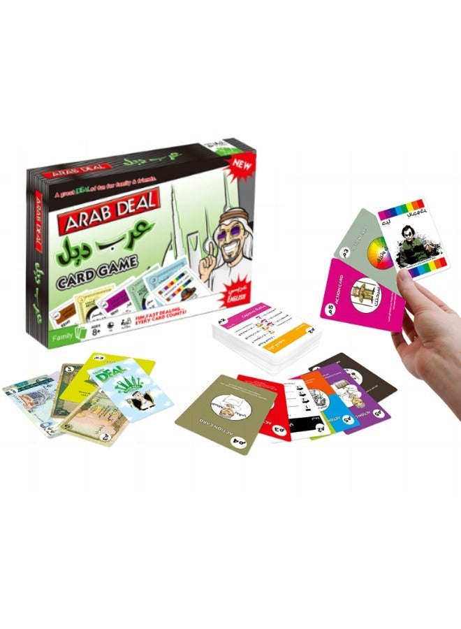 165-Piece Upgraded Version Saudi Deal Original Card Game（City Version） 