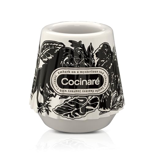 Cocinare KissCup Ceramic Espresso Cup – 2.2oz Demitasse Cup for Espresso, Pour-over coffee & Tea, Jungle, Color-Changing Collection - Image 2