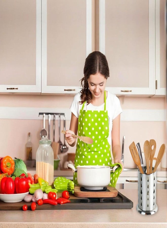 ملاعق خشبية للطبخ، طقم أدوات تقديم خشبية مقاومة للحرارة، مثالية للاستخدام اليومي في المطبخ مع أواني الطهي غير اللاصقة، ملعقة طهي من الخيزران - Image 5