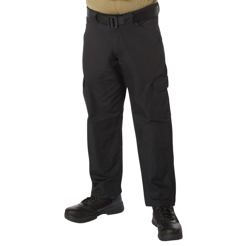 Rothco Tactical Deployment Pant RipStop Cargo with Stain WaterResistant Fabric Black