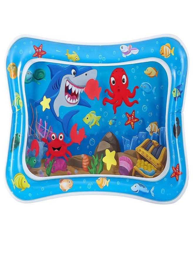 Hocimit Baby Water Play Mat for Tummy Time - Leak-Proof, BPA-Free PVC, Colorful Floating Toys for Infant Sensory Development - Soft & Durable Mat for 0-12 Months Boys & Girls - Image 1