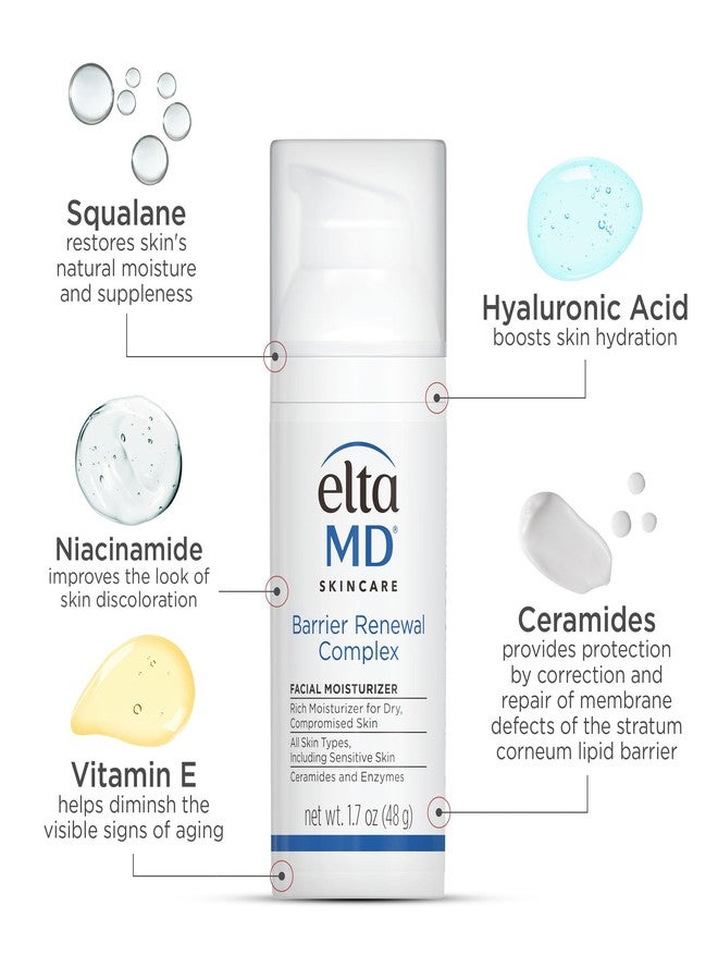 EltaMD Barrier Renewal Complex Face Moisturizer for Dry Skin, Sensitive Skin Moisturizer for Face, 2 pack - Image 5