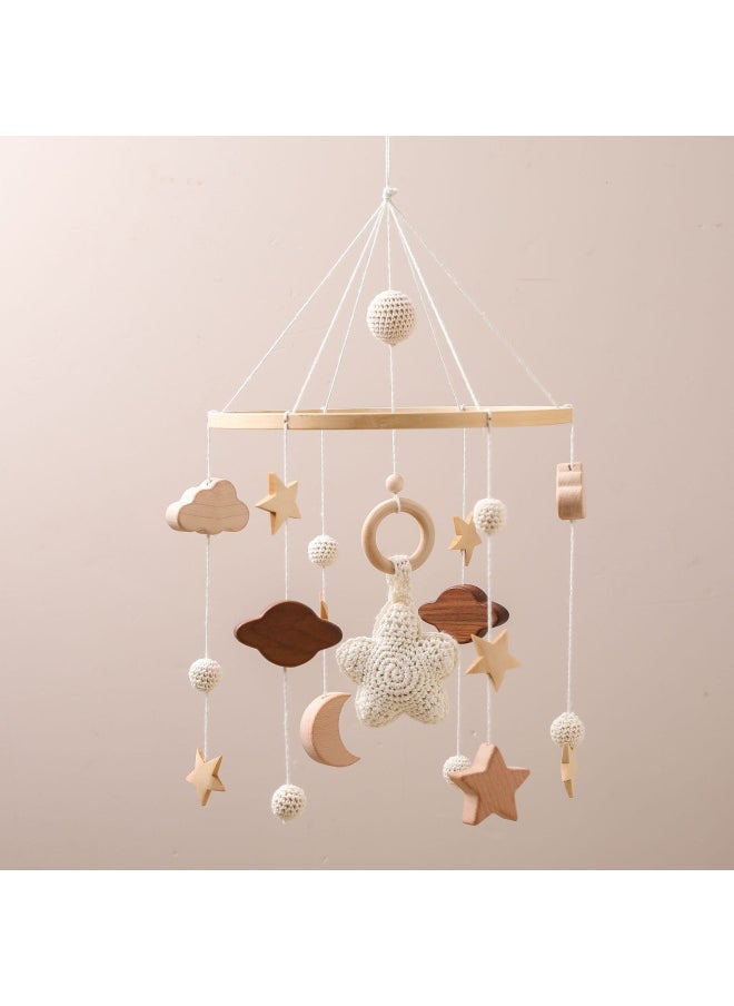 Generic - Hot Children's Bed Bell Hanging Ornaments Baby Crib Stroller Coax Sleep Soothing Rattle Bed Bell Toy-Color:Bee Flower Bed Bell Pink Bee - Image 1