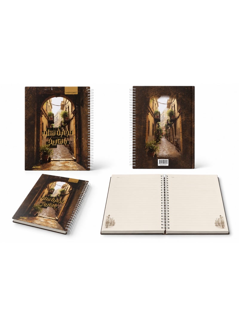Hardcover Spiral Notebook – 160 Ruled Pages for School, Office & Daily Notes - Image 2