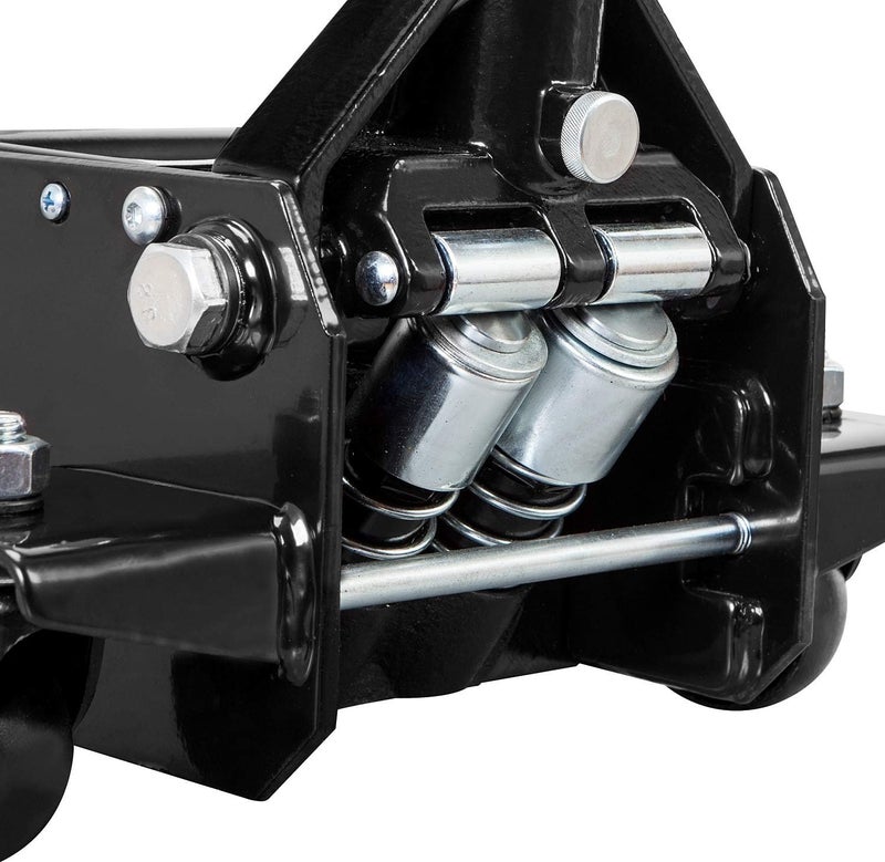 TORIN AT84007NB Hydraulic Low Profile Service/Floor Jack with Dual Piston Quick Lift Pump, 4 Ton (8,000 lb) Capacity, Black - Image 4