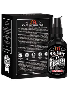 Man Arden 7X Beard Oil 30Ml (Love Spell) - 7 Premium Oils Blend Supports Beard Growth & Nourishment  - Image 2