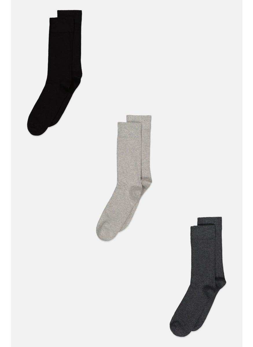 Men 3 Pairs Basic Formal Socks, Black - pzsku/Z73CD868EBD47C3BEC8ECZ/45/_/1727792279/9a2303d0-d769-48ec-b320-084aca51b151