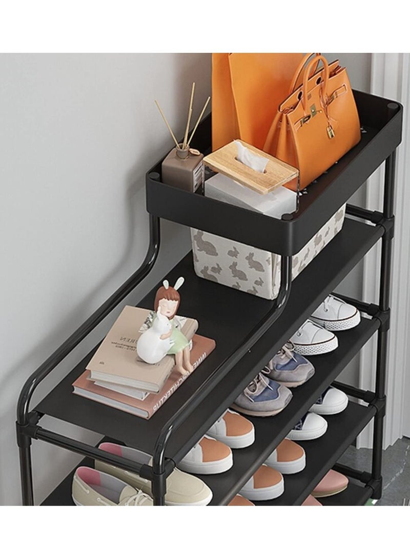 Generic Fashion multilayer household door sturdy shoe cabinet multifunctional shelving storage cabinet dormitory rental room  - Image 2