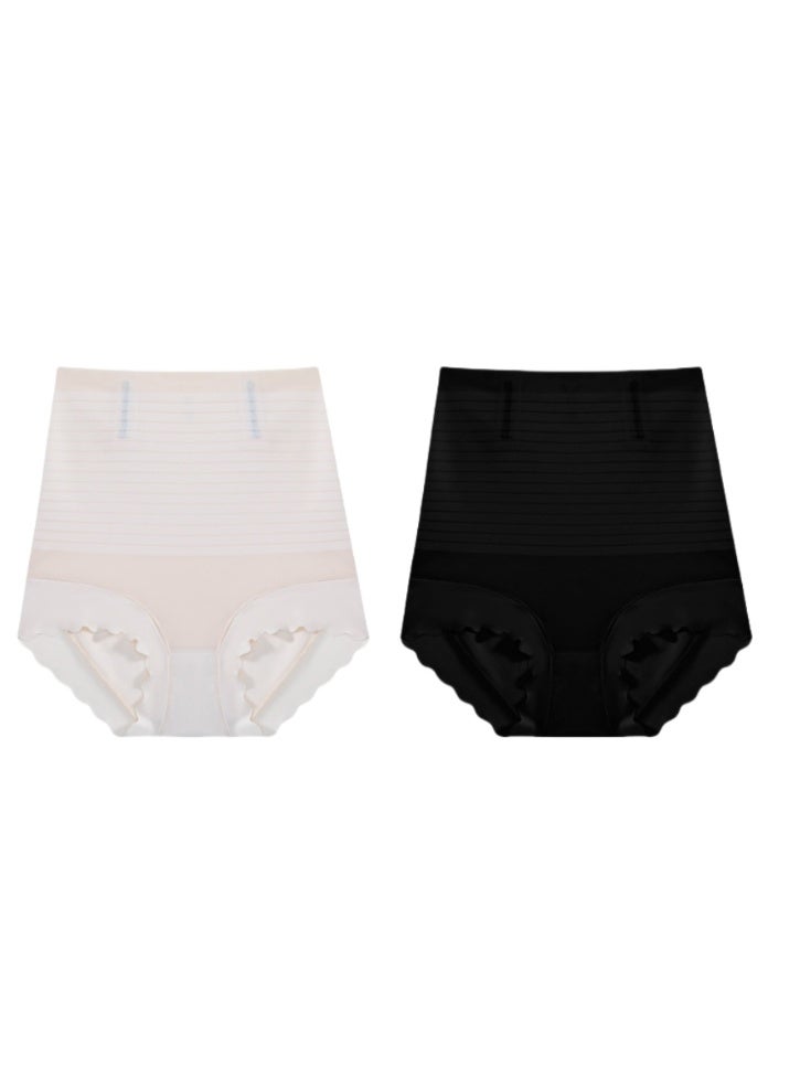 KUYING High Waisted Anti Glare Postpartum Waist Cinching And Hip Lifting Safety Pants For Body Shaping Set Of 2 - Image 3