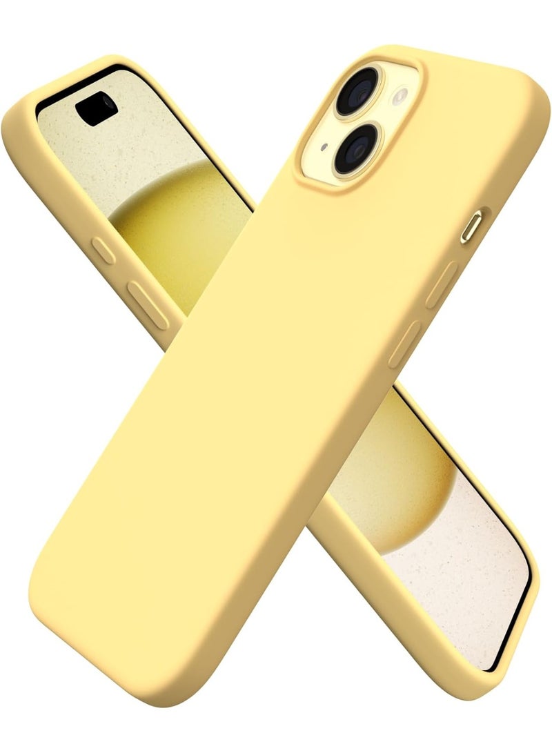 BORTONY iPhone 15 Case Liquid Silicone Anti Scratch Anti Fingerprint Soft Silky Touch Shockproof Protective Cover for Apple iPhone 15 - Image 1