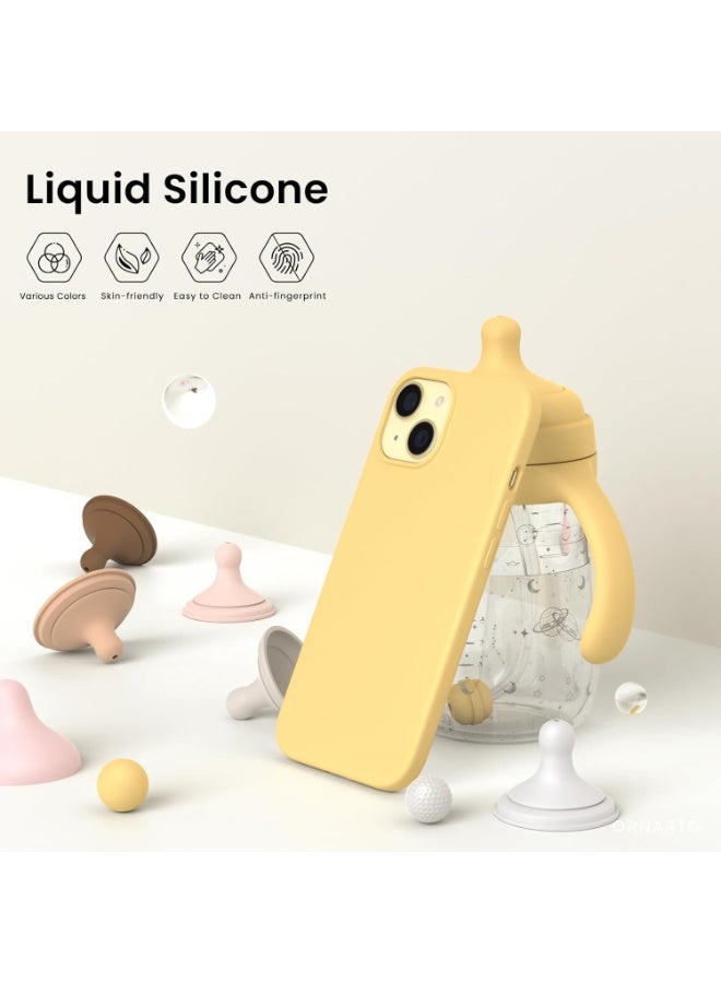 BORTONY iPhone 15 Case Liquid Silicone Anti Scratch Anti Fingerprint Soft Silky Touch Shockproof Protective Cover for Apple iPhone 15 - Image 5