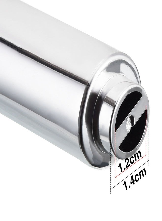 Bememo 3 Pack Toilet Paper Holder Roller Toilet Tissue Holder Replacement Plastic Spring Loaded (Chrome Big End) - Image 5