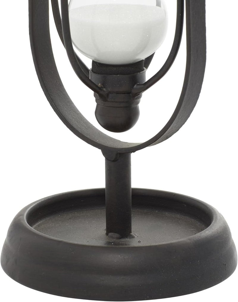 Deco 79 Traditional Metal Solid Timer, 4" x 4" x 8", Black - Image 2