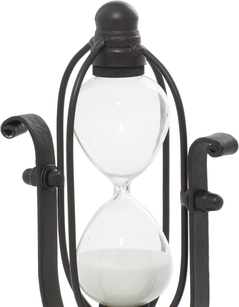 Deco 79 Traditional Metal Solid Timer, 4" x 4" x 8", Black - Image 5