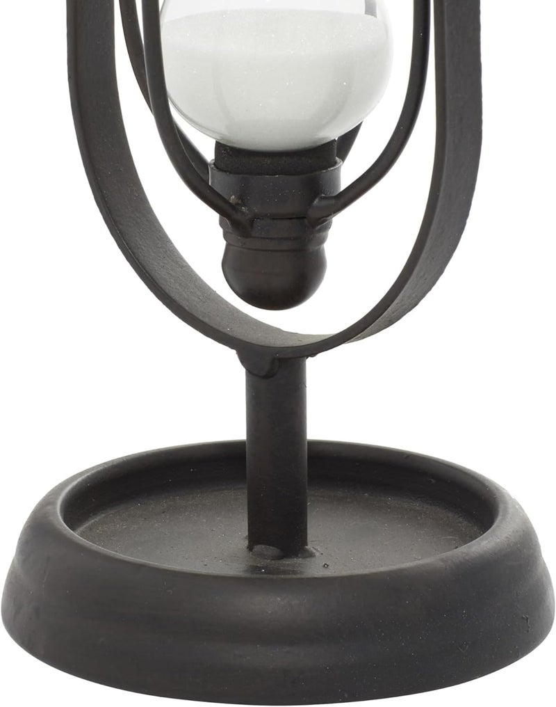 Deco 79 Traditional Metal Solid Timer, 4" x 4" x 8", Black - Image 4