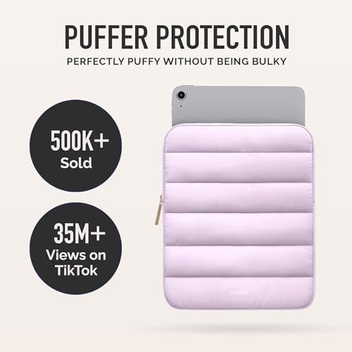 Vandel - The Original Puffy iPad Sleeve 9-11 Inch Tablet Sleeve, Purple i Pad Case for Women and Men, Cute iPad Air Pouch, 9 10 Inch, 11 Inch Bag - Image 2