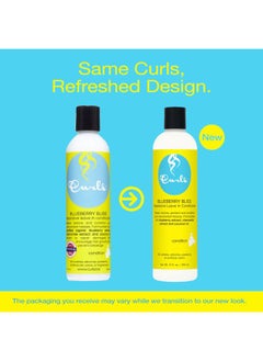 Curls Blueberry Bliss Reparative Leave In Conditioner - 8 oz, Helps Repair Damage and Prevent Breakage, Conditioner for Curly Hair, Wavy, and Coily Hair Types  - Image 2