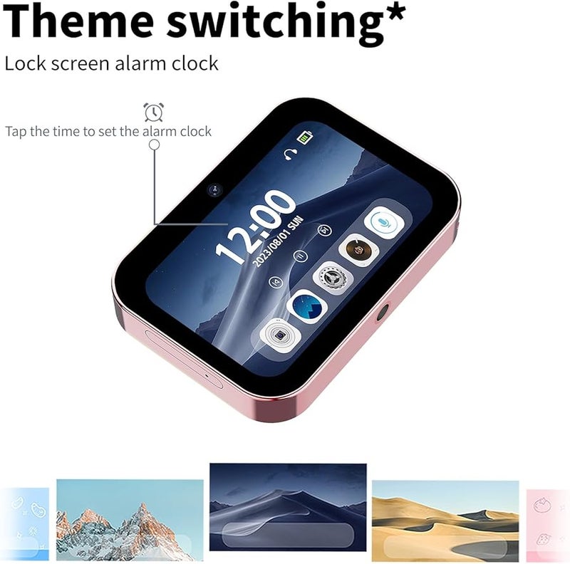 Asixxsix كاميرا رقمية بدقة 4K UHD تكبير 16X تركيز تلقائي شاشة تعمل باللمس 3 بوصة كاميرا فيديو مدونة للمبتدئين باللون الوردي - Image 4