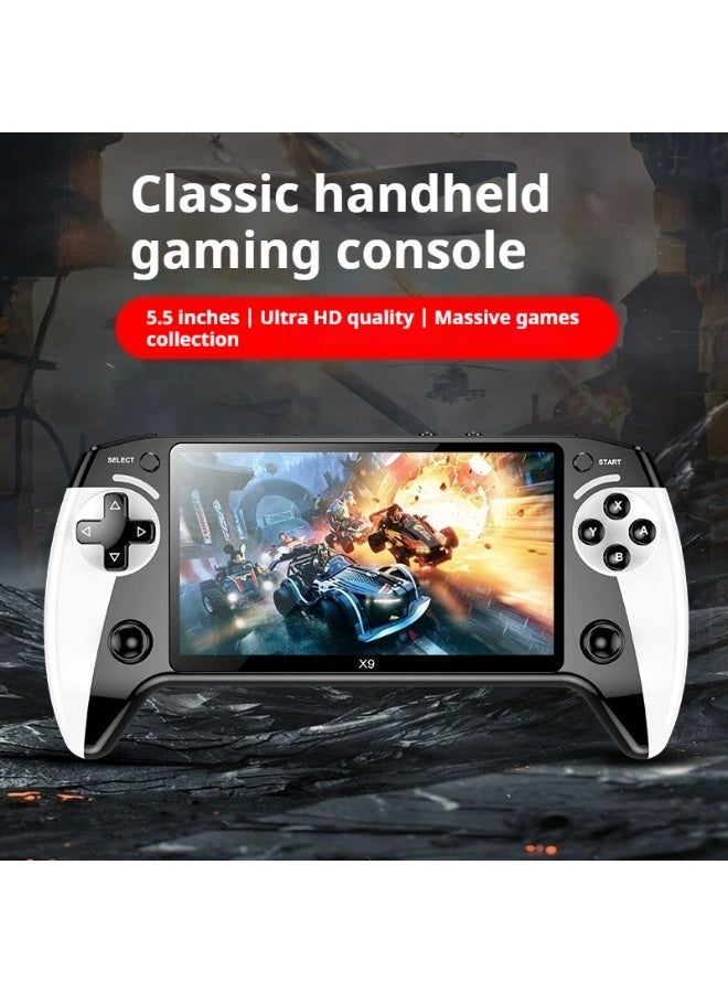 Western Mountains X9 5.5-Inch Handheld Game Console - Retro Video Game Player with 10+ Emulators & HD Eye-Protection Screen - Image 2