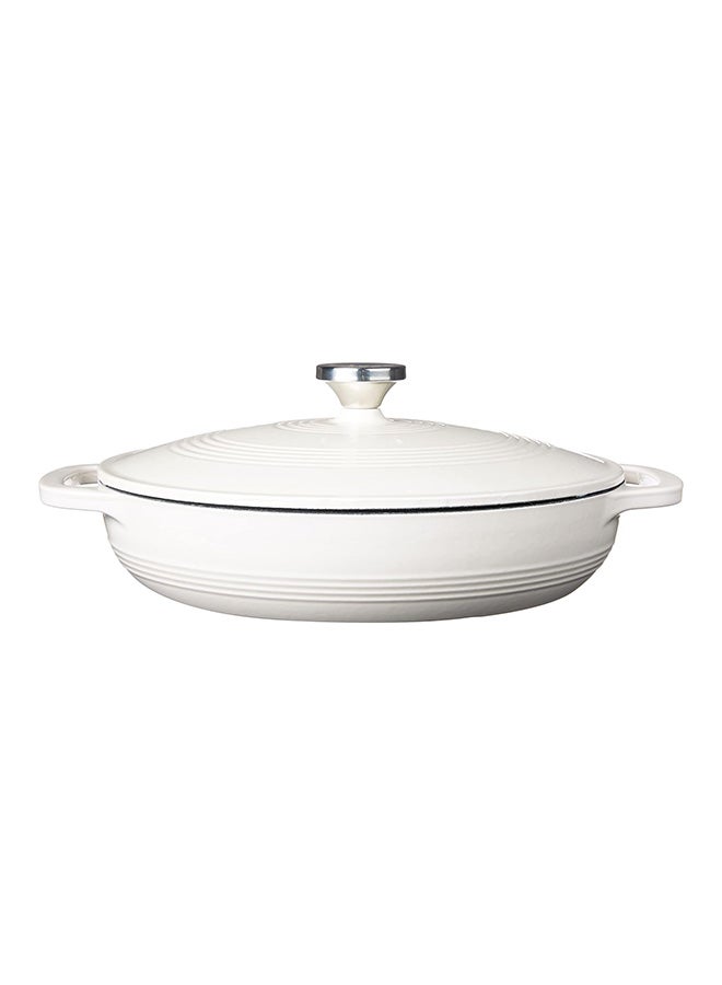 LODGE Lodge 3.6 Quart Cast Iron Casserole Pan 3.6 Quart EC3CC13  - Image 2