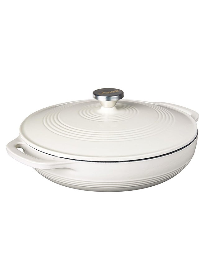 LODGE Lodge 3.6 Quart Cast Iron Casserole Pan 3.6 Quart EC3CC13  - Image 1