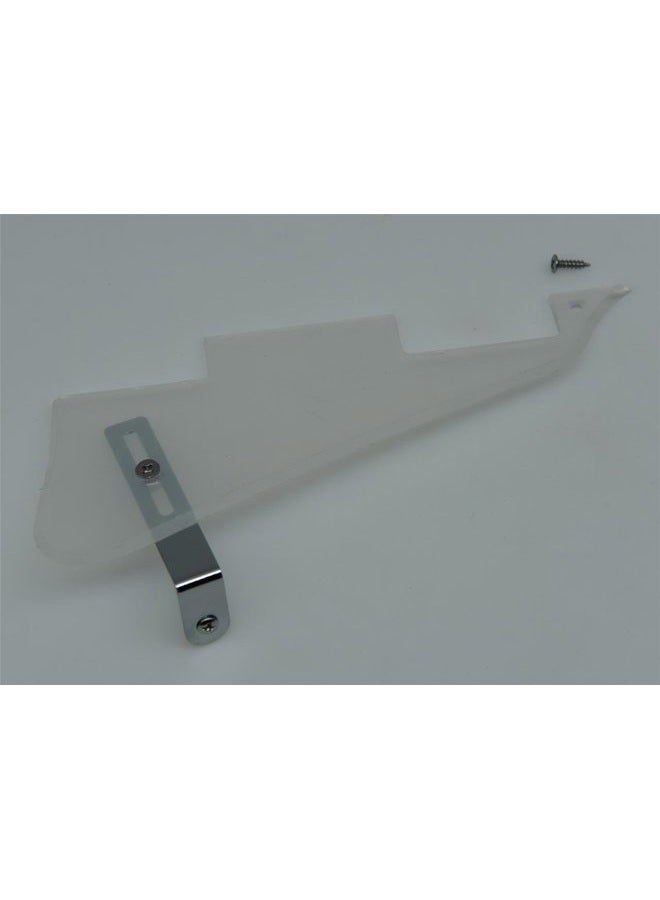 KAISH Clear Transparent LP Guitar Pickguard with Chrome Bracket for Epi Les Paul - Image 2