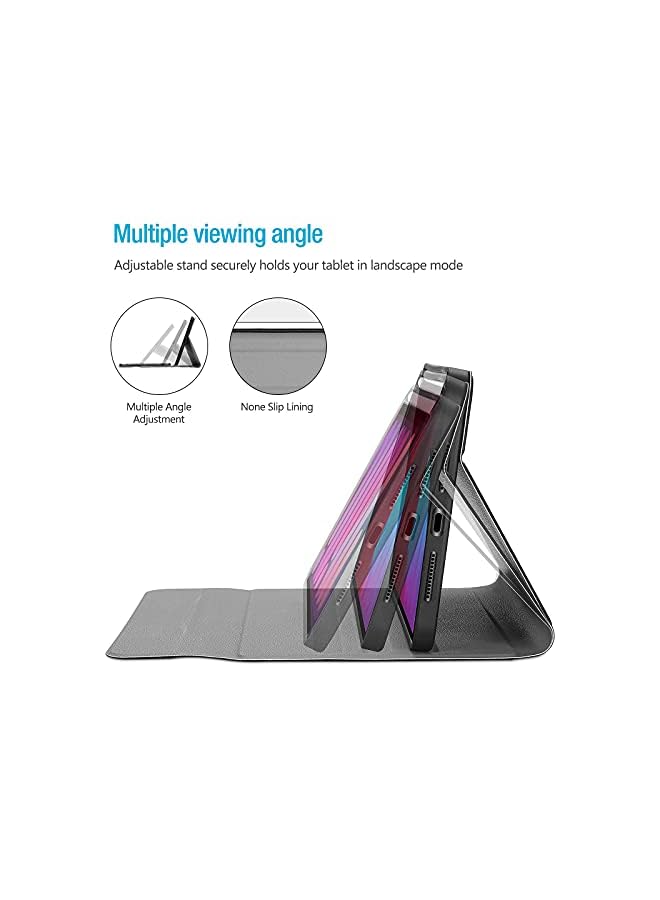 Procases حافظة لوحة مفاتيح لجهاز iPad Mini 6 2021، مع لوحة مفاتيح لاسلكية قابلة للفصل مغناطيسيًا وحامل قلم لجهاز iPad Mini 8.3 بوصة من الجيل السادس - أسود - Image 5