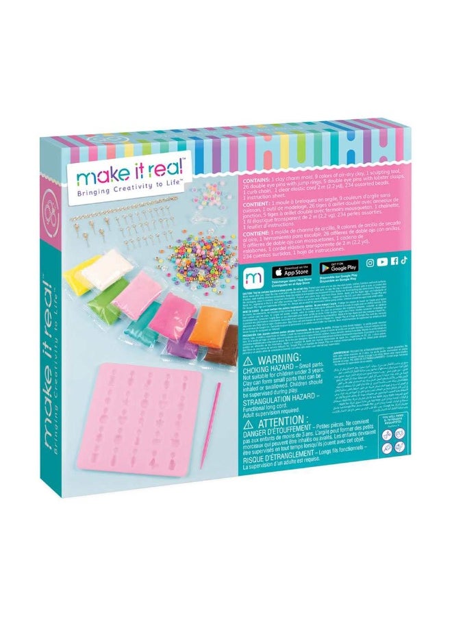 Make It Real Make It Real Clay Charm Diy Jewelry Kit (279 Pieces)  - Image 3