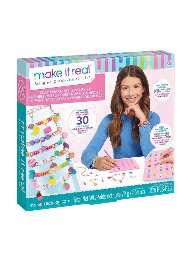 Make It Real Make It Real Clay Charm Diy Jewelry Kit (279 Pieces)  - Image 2