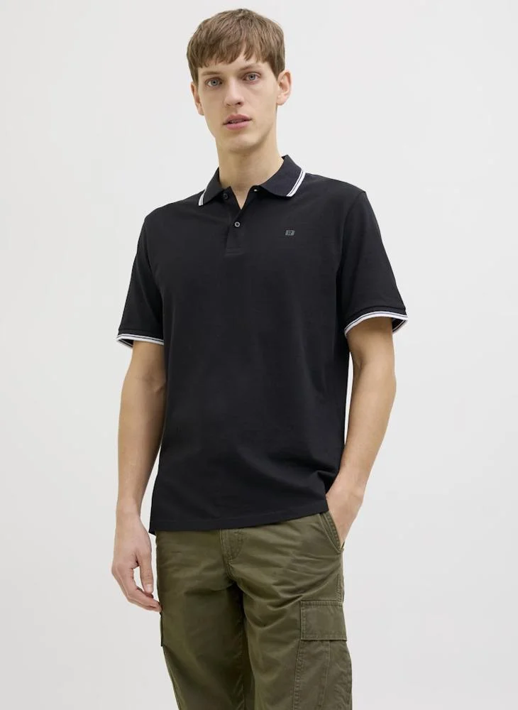 JJ Rebel Jrebzell Short Sleeve Polo Shirt