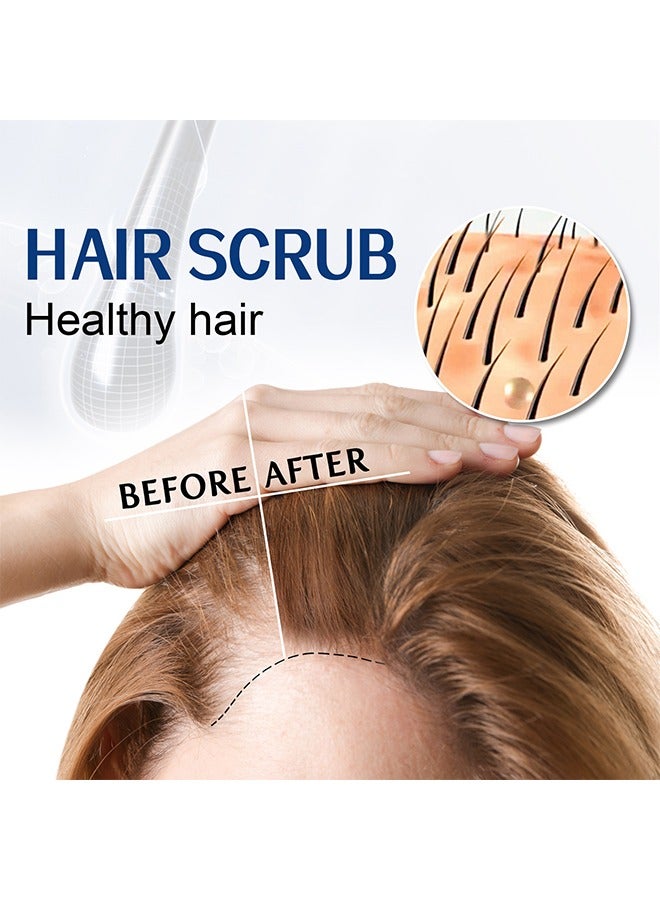 إيلهو مقشر الشعر لاستعادة الجذور ، مقشر فروة الرأس ، علاج حكة قشرة الرأس ، مقشر للتخلص من السموم للشعر ، مقشر خال من الكبريتات يهدئ فروة الرأس الجافة والمتقشرة والحكة ويزيل التراكم 100 جرام - Image 2