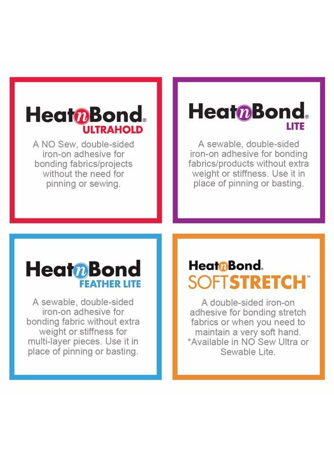 HeatnBond Lite Adhesive, 7/8 Inch x 10 Yards - Image 4