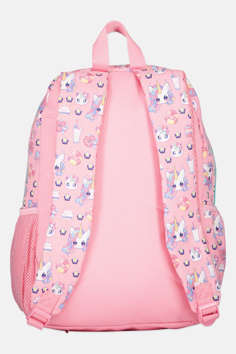 Joe Boxer Kids Girl Graphic Print Backpack, Multucolor - Image 2