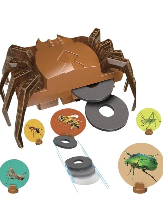 4M KidzRobotix Disc Launcher SpiderBot – Build a Spider Robot That Launches Discs – Fun DIY STEM Science Kit for Kids Ages 8+ – Learn Mechanics, Motion & Aiming Skills | 00-03464 - Image 2