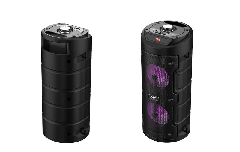 MZ M302 (Portable KAROAKE Speaker) Dynamic Thunder Sound with Karaoke Mic 4 X 2 Inch 10 W Bluetooth Speaker (Multicolor, Stereo Channel) - Image 5