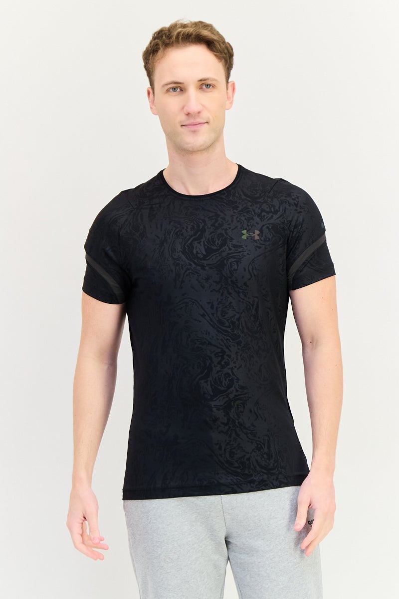 UNDER ARMOUR Men Sportswear Fit Short Sleeve Training T-Shirt, Black - Image 1