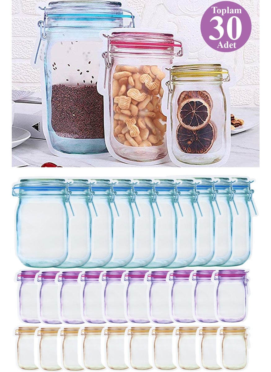 Jar Look Storage Bag Sets Lockable Refrigerator Storage Container with Snap Fasteners - pzsku/Z73CEC40517439839A388Z/45/_/1725724013/a803f11d-9e76-48ab-a3a1-95d26bc8c3a8