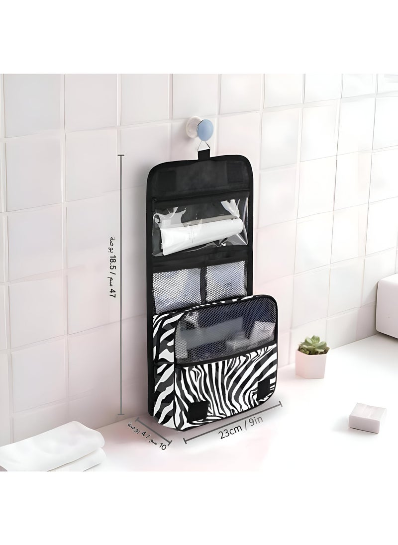 Compact Grooming Kit - Lightweight Portable Toiletry Case With Multiple Compartments For All Your Beauty Essentials On Business Travel, Holidays, Or Camping Trips