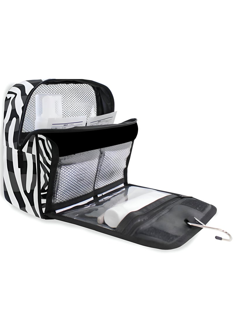 Compact Grooming Kit - Lightweight Portable Toiletry Case With Multiple Compartments For All Your Beauty Essentials On Business Travel, Holidays, Or Camping Trips