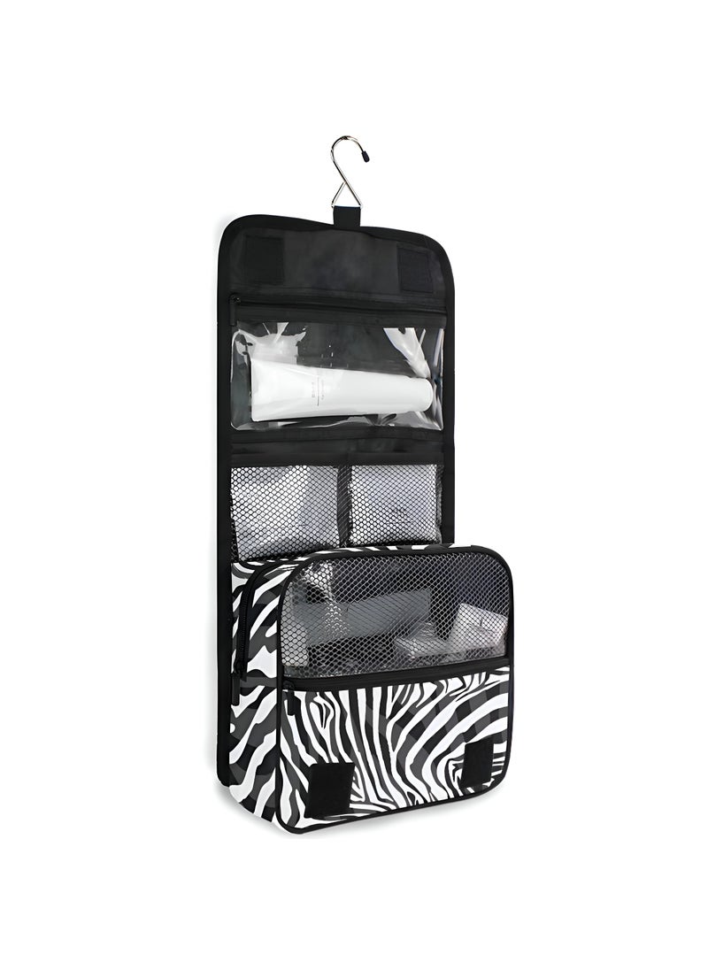 Compact Grooming Kit - Lightweight Portable Toiletry Case With Multiple Compartments For All Your Beauty Essentials On Business Travel, Holidays, Or Camping Trips