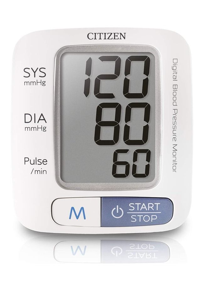 CITIZEN Digital Blood Pressure Monitor White CH-650 - Image 4
