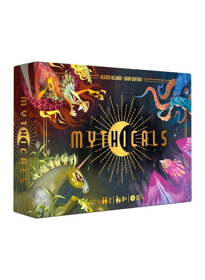 Repos Production Repos Production Mythicals Card Game - Master The Elements of Water, Air, Earth & Fire! Tactical Risk-Taking Strategy Game for Kids & Adults, Ages 8+, 2 Players, 15 Minute Playtime, Made  - Image 1