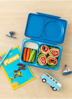 Omielife OmieBox Up Bento Box with Insulated Thermos & Ice Pack, Cosmic Blue  - Image 4