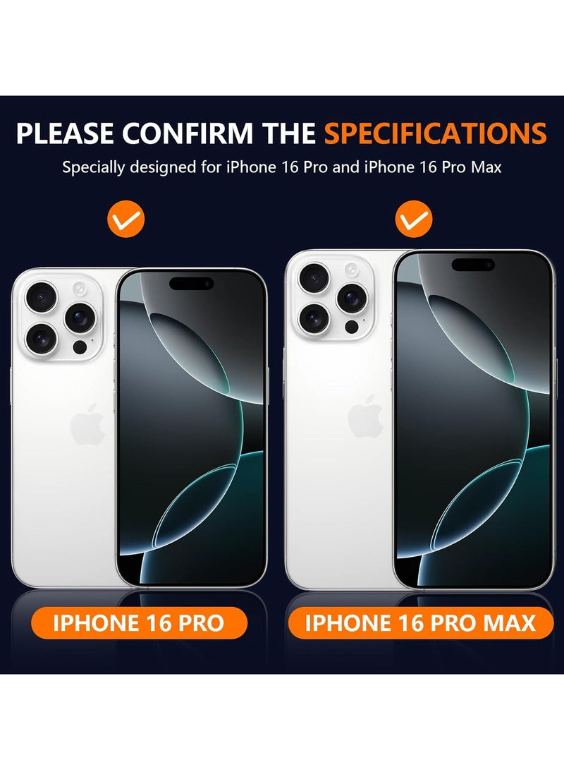Camera Protection for iPhone 16 Pro/16 Pro Max Camera Lens Protective Film, Convex Platform HD Tempered Glass + Aluminium Ring Camera Protection for iPhone 16 Pro/16 Pro Max Camera Protector  - Image 3