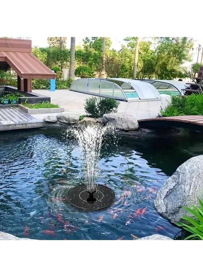 Solar Bird Bath Fountain with 1 4W Pump IPX8 Outdoor Garden Decor - Image 2