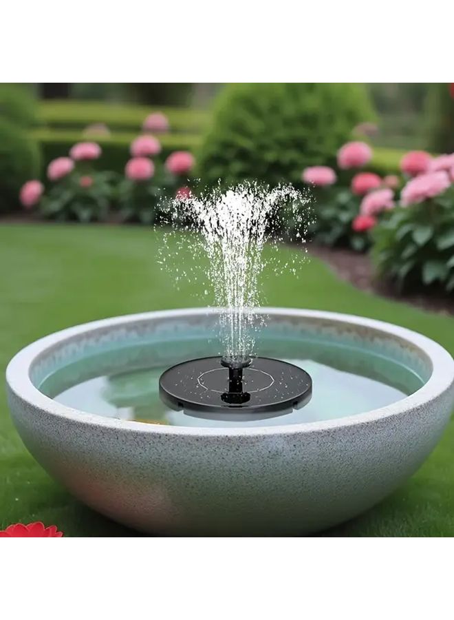 Solar Bird Bath Fountain with 1 4W Pump IPX8 Outdoor Garden Decor - Image 3