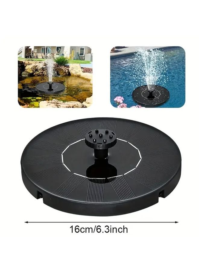 Solar Bird Bath Fountain with 1 4W Pump IPX8 Outdoor Garden Decor - Image 1