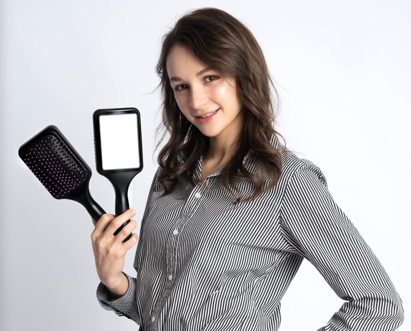 Binocktails Bev-Brush Paddle Hairbrush Secret Flask - Hold 6 oz (185 ML) of Alcohol â€“ The Best Womenâ€™s Hidden Flask - Perfect For Any Girls Nigh Out - Image 3